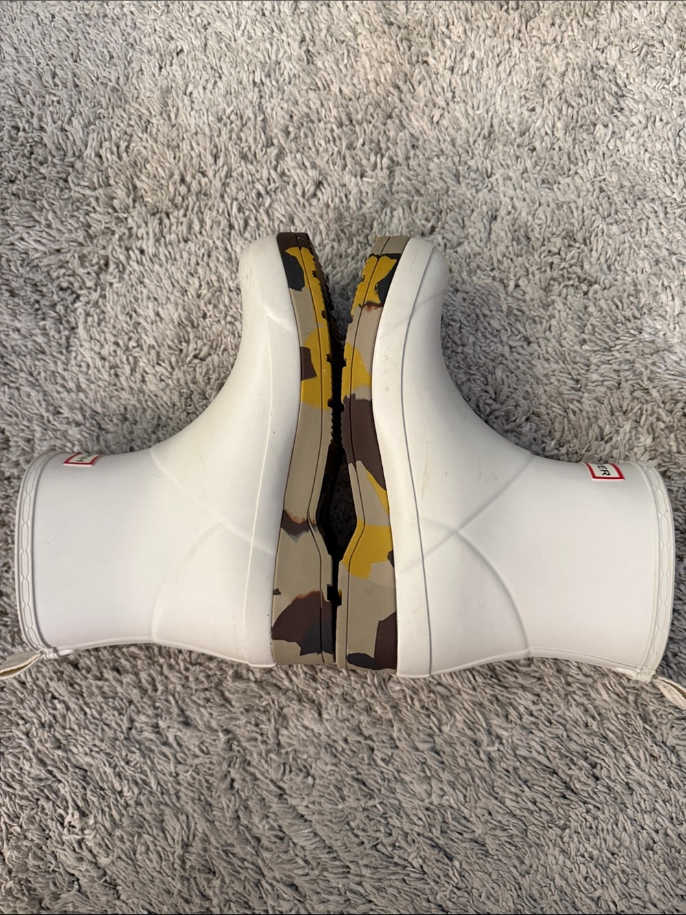 Hunter camo soles cream upper collegiate waterproof girlhoodcore fall flannel 7 - Picture 6 of 11